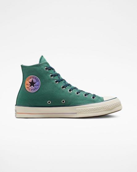 Dámské Boty Vysoké Converse Chuck 70 Color Fade Zelene | CZ ALUX80